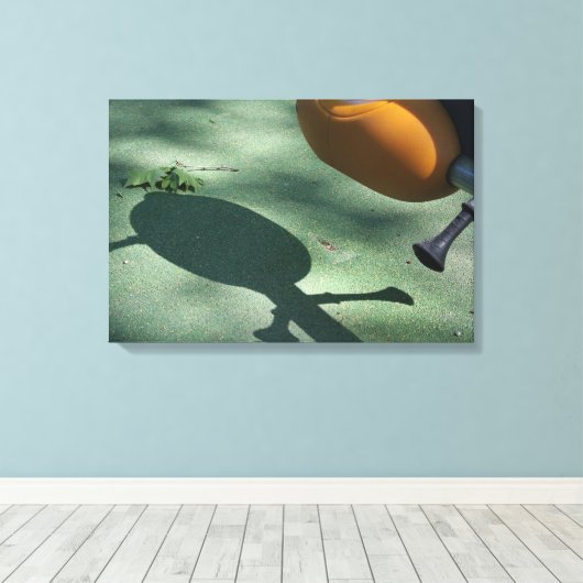 Speelplaats voor kinderen 15 Schaduwtheeter-totter Canvas Afdruk (Insitu (Houten vloer))