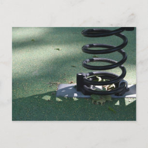 Speelplaats voor kinderen 16 Briefkaart van metaal