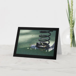 Speelplaats voor kinderen 16 Metal Spring-kaart Kaart