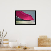 Speelplaats voor kinderen 28 Poster met rode dia (Keuken)