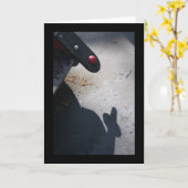 Speelplaats voor kinderen 8 Schaduw Wenskaart Kaart (Gele Bloem)