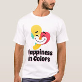 Speels Abstract gezicht T-shirt (Voorkant)