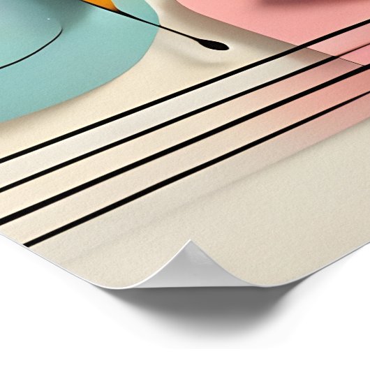 speels Abstract Poster (Hoek)