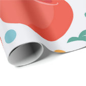 speels appelpatroon cadeaupapier (Rol Hoek)