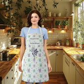 Speels Beer met Kruid Silhouette - Aangepaste keuk Schort