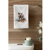 speels biggetje badhanddoek