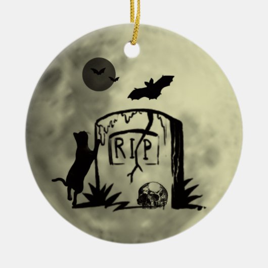 Speels Black Cat Ornament (Voorkant)