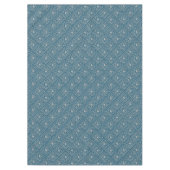 Speels blauw labyrint op elke kleur tafelkleed (Voorkant)