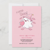 Speels boek! Halloweenfeest uitnodigen Kaart (Voorkant)