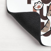 Speels Cat Jump Design - Jump Spint Pun artwork Muismat (Hoek)