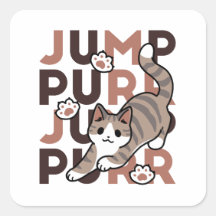 Speels Cat Jump Design - Jump Spint Pun artwork