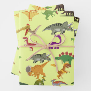 speels dinosaurusinpakpapier inpakpapier vel