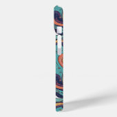 Speels dolfijnenpatroon – Ocean-geïnspireerd desig Case-Mate iPhone Case (Achterkant / Links)