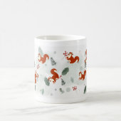 Speels Eekhoorn Ontwerp - Schattige en Grappig Die Koffiemok (Center)