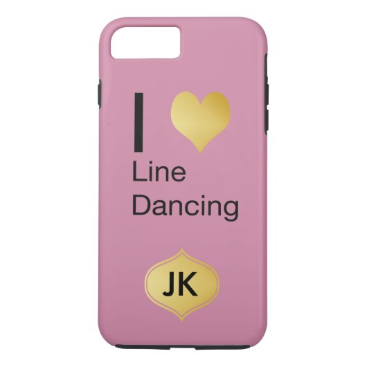 Speels Elegante I Hart Lijn Dansen Case-Mate iPhone Case (Achterkant)