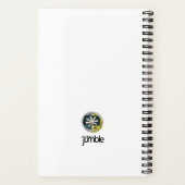 Speels en energetisch spiraal Notitieboek (Achterkant)