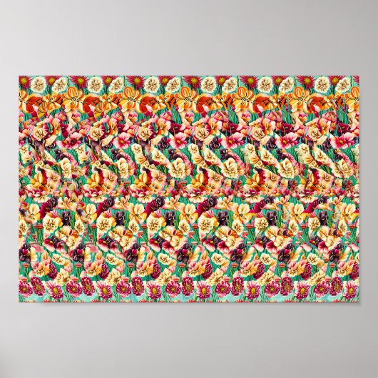 Speels en populair - Verborgen 3D print (Voorkant)