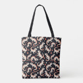 speels gekko-patroon tote bag (Achterkant)