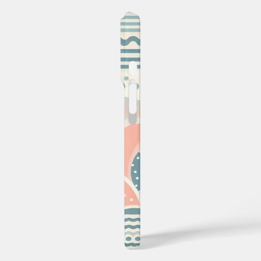 Speels geometrisch doedelpatroon Case-Mate iPhone case (Achterkant / Links)