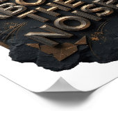 Speels Goud LIVE ABOVE THE NOISE Poster (Hoek)