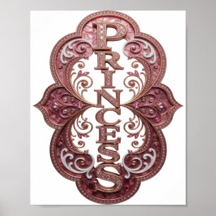 Speels Goud PRINCESS Statement Design Poster