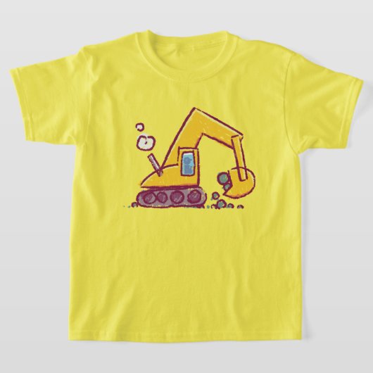 Speels Graafmachine Doodle Design – Geïnspireerd d T-shirt (Laagn)