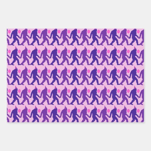 Speels & Grappig Heldere Kleurrijke Verjaardag Big Inpakpapier Vel (Voorkant 3)