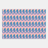 Speels & Grappig Heldere Kleurrijke Verjaardag Big Inpakpapier Vel (Voorkant 2)