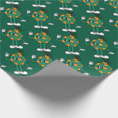 Speels Green Pattern Gift Wrapping Paper Cadeaupapier (Hoek)