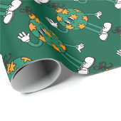 Speels Green Pattern Gift Wrapping Paper Cadeaupapier (Rol Hoek)