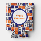 speels Halloween-thema patroon Blikjeskoeler (Voorkant)