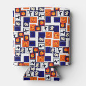 speels Halloween-thema patroon Blikjeskoeler (Achterkant)