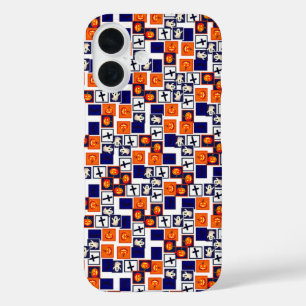 speels Halloween-thema patroon iPhone 16 Hoesje