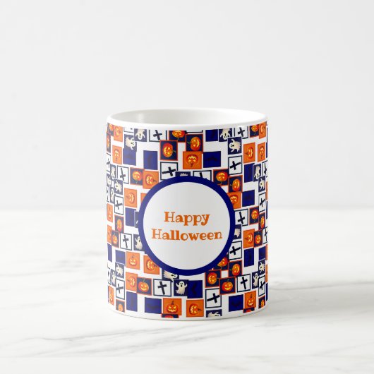 speels Halloween-thema patroon Koffiemok (Center)