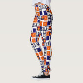 speels Halloween-thema patroon Leggings (Links)