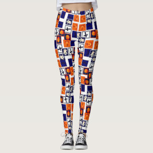 speels Halloween-thema patroon Leggings