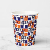 speels Halloween-thema patroon Papieren Bekers (Links)