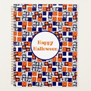 speels Halloween-thema patroon Planner