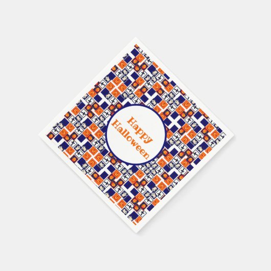 speels Halloween-thema patroon Servet (Hoek)