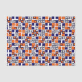 speels Halloween-thema patroon Tissuepapier (Voorkant)