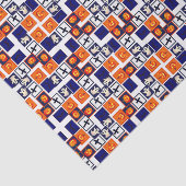 speels Halloween-thema patroon Tissuepapier (Detail)