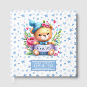 Speels Het is een jongen teddybeer gastenboek voor (Voorkant)