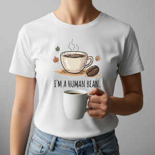 Speels Ik Ben Een Menselijke Boon - Boon En Herfst T-shirt