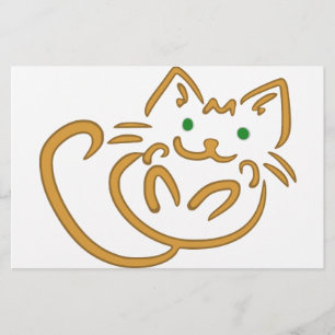 Speels Kat Briefpapier