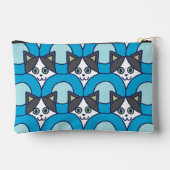 Speels kat cirkel patroon etui (Achterkant)