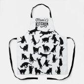 Speels kattenontwerp voor kattendames, Schattigee  Schort (Voorkant)