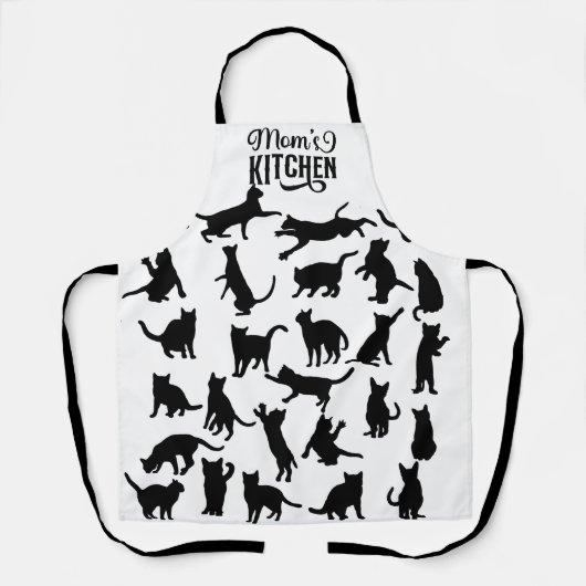 Speels kattenontwerp voor kattendames, Schattigee Schort (Voorkant)