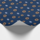 Speels kerst inpakpapier (Hoek)