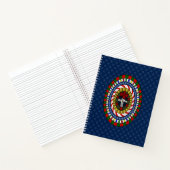 Speels Kerst Spiraalvormig Notitieboek (Binnen)
