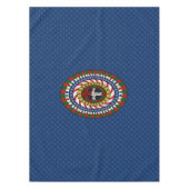 Speels kersttafelkleed tafelkleed (Voorkant)